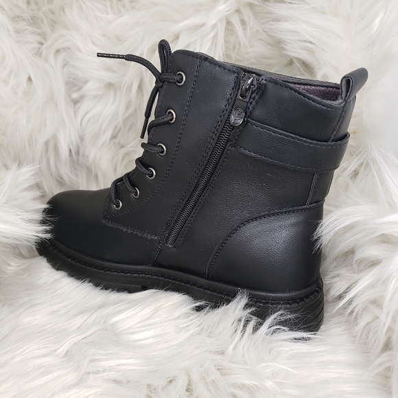 Women's Combat Boots (BOT80-002) - Picture 2 of 4